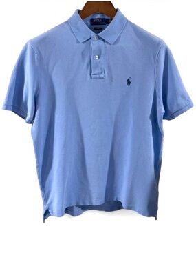 Men’s Polo Ralph Lauren Light Blue Polo Shirt Size Medium